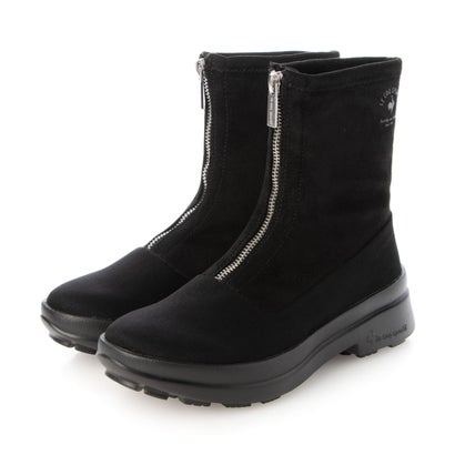 ルコックスポルティフ le coq sportif 【雨水相応う】フロントジッパーボリュームソールブーツ（ベレー IV FZ） （黒いこと）