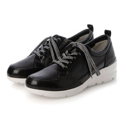 フィットジョイ FITJOY 軽量 6 eyelet スニーカー （BLK/GRY）