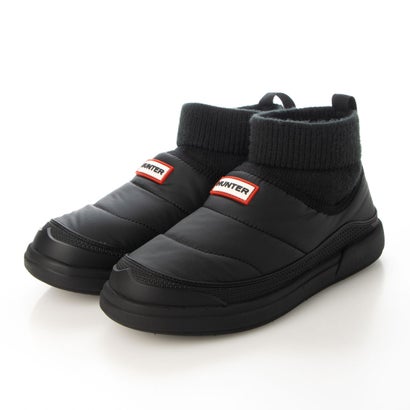 狩り人 HUNTER レディース はたご屋/アウト パッファーニットブーツ （BLACK）