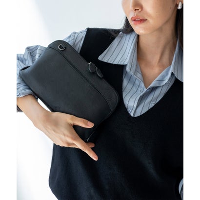 ヴィータフェリーチェ VitaFelice 長財布付き本革ショルダーポシェット （BLACK）