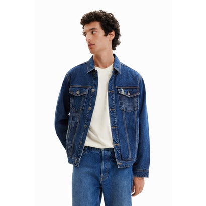デシグアル Desigual パッチワーク デニムトラッカージャケット （ブルー）｜LOCOMALL（ロコンド公式ストア）