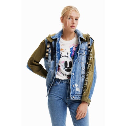 デシグアル Desigual ミッキーマウス モッズジャケット （グリーン）｜LOCOMALL（ロコンド公式ストア）