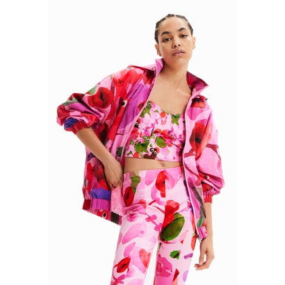 デシグアル Desigual M. Christian Lacroix リップモチーフ ジャケット （ピンク/レッド）