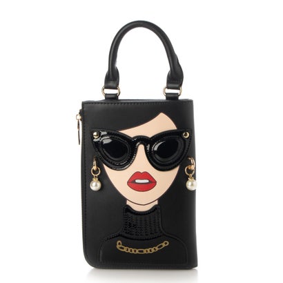 ヴァリアススタイル VARIOUS STYLE 大人気サングラスガールウォレットタイプのショルダーバッグ ハンドバッグ 2WAYバッグ VA025-BLK （BLK）