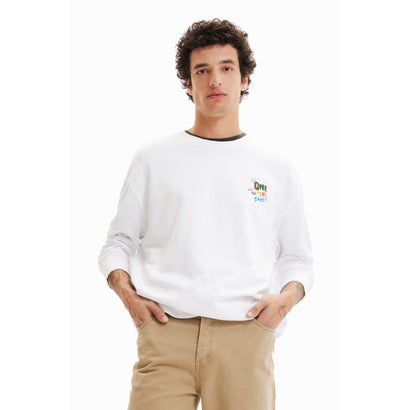 デシグアル Desigual CLARK スウェットロングスリーブ （ホワイト）