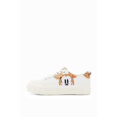 デシグアル Desigual STREETMICKEY CORK PUスニーカーローカット （ホワイト）