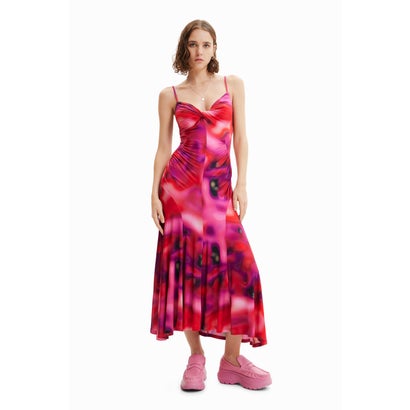 デシグアル Desigual PERSEO ワンピースストラップ （さくら色/赤いこと）