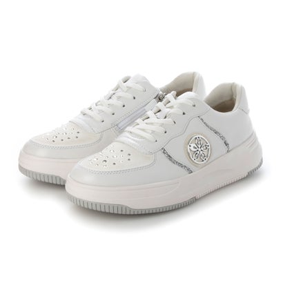 フィットジョイ FITJOY 軽量 5 eyelet コートシューズ （WHT）｜LOCOMALL（ロコンド公式ストア）