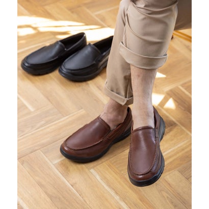鍵を掛ける界面 ROCKPORT ジャンクションポイント スリッポン （黒茶）