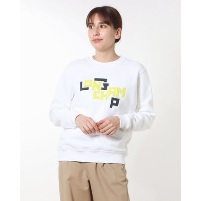ロンシャン LONGCHAMP ブランドロゴ アイコン 長袖 (Blanc)|LOCOMALL(ロコンド公式ストア)
