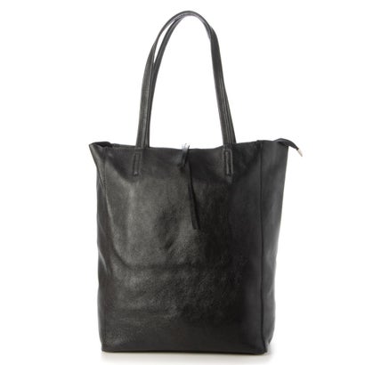 アンドレアカルドネ Andrea Cardone メタリックレザートートバッグ （ブラック） 17,963円