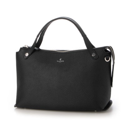 ペレボルサ PELLE BORSA 「レネット」2WAYバッグ （ブラック）日本製