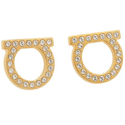フェラガモ FERRAGAMO ピアス アクセサリー レディース ガンチーニ GANCINO クリスタル FERRAGAMO 760122 696573 ゴールド （ゴールド）
