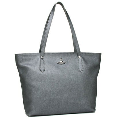 ヴィヴィアン ウエストウッド Vivienne Westwood バッグ トートバッグ レディース VIVIENNE 42050045 41214 P401 グレー A4対応 （シルバー）