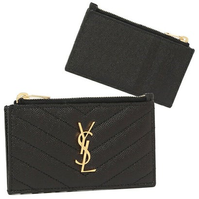 サンローラン SAINT LAURENT 歌留多容れもの マテラッセ 黒いこと レディース SAINT LAURENT PARIS 607915 BOW01 1000 （黒いこと）