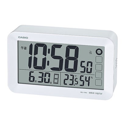 電波目覚まし時計 / DQL-170NJ-7JF / カシオ【返品不可商品】 （パールホワイト）