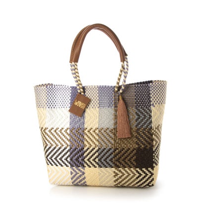 ウーヴン WOVEN メルカドバッグ ミドルトート bk-bag-mid-bg-li-oro 12,210円