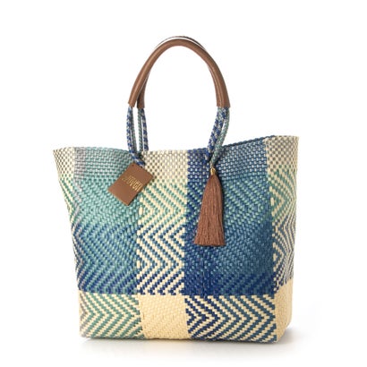 ウーヴン WOVEN メルカドバッグ ミドルトート bk-bag-mid-pl-cr-mari