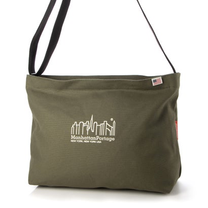 マンハッタンポーテージ Manhattan Portage Clearview Shoulder Bag Canvas （Olive）