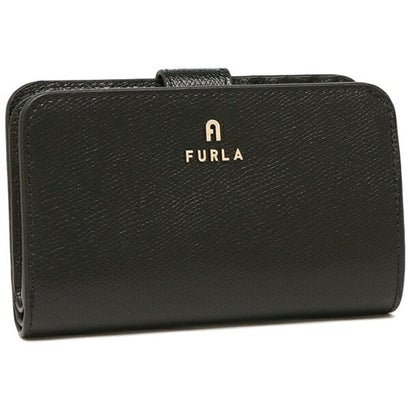 フルラ FURLA 二つ折り紙入れ カメリア M大きさ 黒いこと レディース FURLA WP00314 ARE000 O6000 （黒いこと）