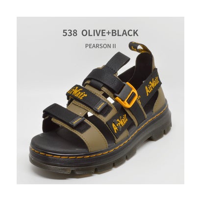 御医者さんマーチン Dr.Martens レディース サンダル PEARSON II 30822538  (カーキ)