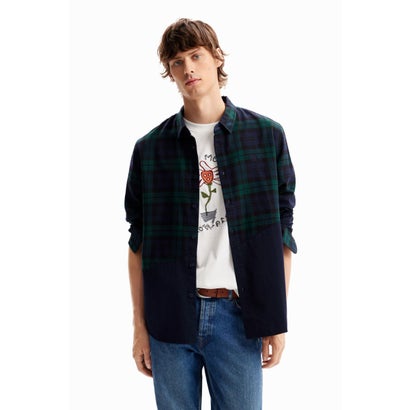 デシグアル Desigual ALF シャツロングスリーブ （ブルー）