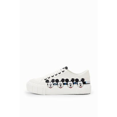 デシグアル Desigual ミッキーマウス 厚底スニーカー （白いこと）