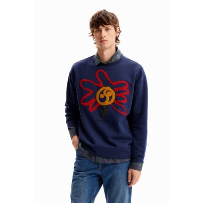 デシグアル Desigual PABLO スウェットロングスリーブ （青み）