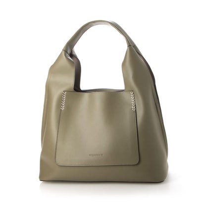 ヴィーガンヴュー veganview triangle shape tote bag （カーキ）
