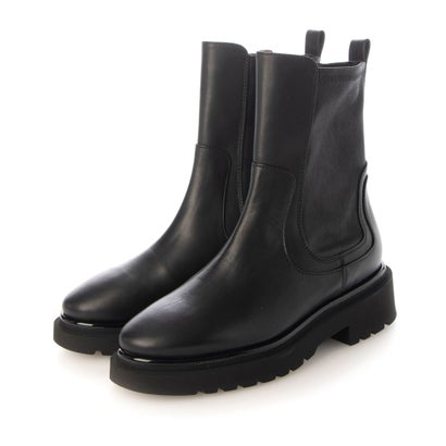 インターショシュール INTER-CHAUSSURES バックストレッチショートブーツ （黒いこと）