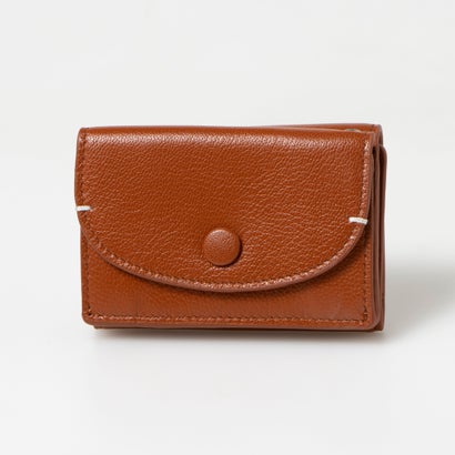 レザーラボラトリー Leather Laboratory 本革 コンパクト財布 （CAMEL）