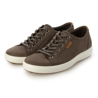 エコー ECCO メンズ 本革 スニーカー ソフト 7 （DARK CLAY/LION）