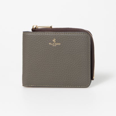 ペレボルサ PELLE BORSA 「レネットグッズ」二つ折り札入れ （トープ） バッグ・小物・ブランド雑貨-財布・ケース