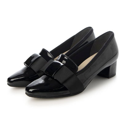 ブリジットバーキン ウォーク Bridget Birkin Walk オペラリボンヒールウォーキングパンプス （ブラックエナメル）