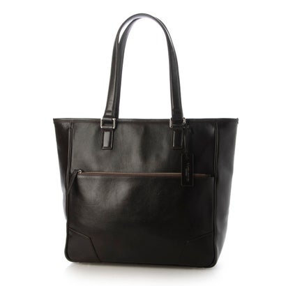 なめし革科学研究所 Leather Laboratory 油絵の具なめし革牛皮 縦型トートバッグ （CHOCO）