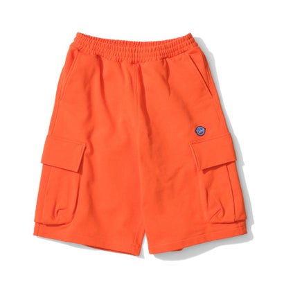 ケボズ KEBOZ BB SMALL WAPPEN SWEAT CARGO SHORTS ORANGE （ORANGE）