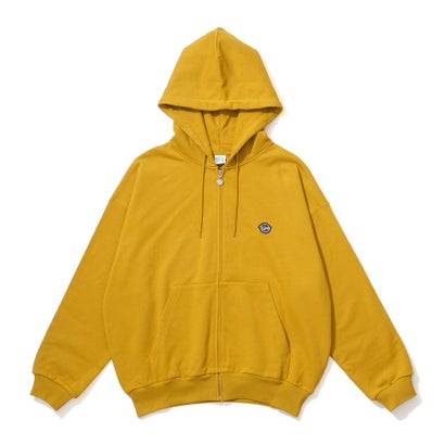 ケボズ KEBOZ BB SMALL WAPPEN SWEAT FULL ZIP HOODIE YELLOW （YELLOW） パーカー-メンズファッション-トップス