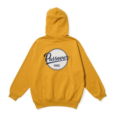 ケボズ 【EXCLUSIVE】 KEBOZ x PASSOVER BB LOGO SWEAT HOODIE YELLOW （PO YELLOW）