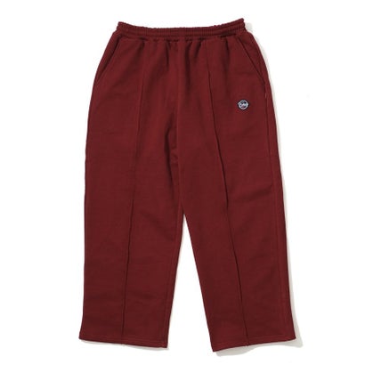 ケボズ KEBOZ BB SMALL WAPPEN SWEAT PIN TUCK PANTS BURGUNDY (BURGUNDY)