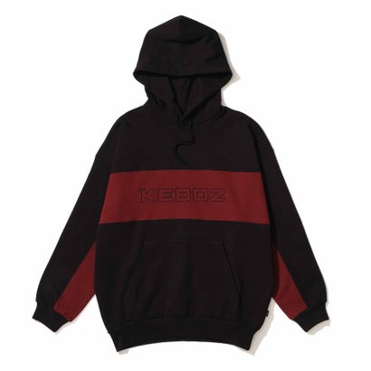 ケボズ KEBOZ KAC PANELED SWEAT HOODIE （BLACK）