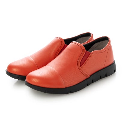 フィットジョイ FITJOY 軽量 slip-on スニーカー (ORG/GRY)