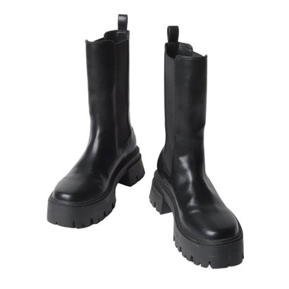 エイミーイストワール EIMY ISTOIRE トラックソールミドルブーツ （BLACK）