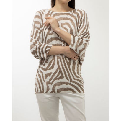 フェイズ エイト Phase Eight Lucy Zebra Linen （Chocolate/Ivory）｜LOCOMALL（ロコンド公式ストア）