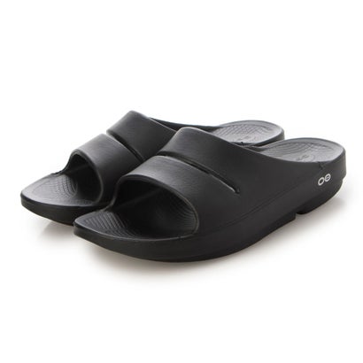 ウーフォス OOFOS OOahh (ウーアー） シャワーサンダル リカバリーサンダル （Black）