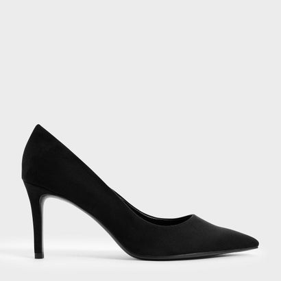 ポインテッドトゥ スティレットパンプス 【再入荷】（BlackTextured）
