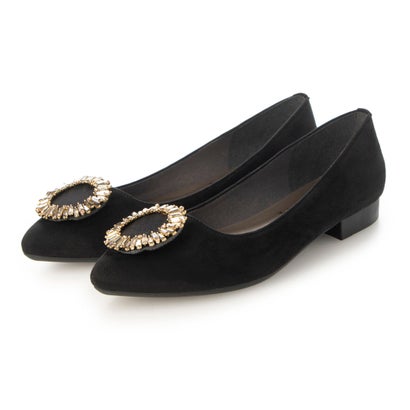 幅広さんのためのポインテッドパンプス日本製