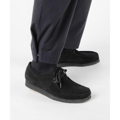 クラークス Clarks Wallabee ワラビー ブーツ メンズ シューズ スピード競技膨れ上がる 心地よい 分かりやすい  モカシン アンクルブーツ （黒いことスエードクロス）
