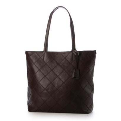 ピー・アイ・ディー P.i.d アップサイクルレザー パッチワークトート （チョコレート）