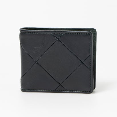 ピー・アイ・ディー P.i.d アップサイクルレザー 2つ折り財布 （グリーン）