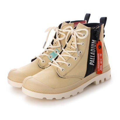 パラディウム PALLADIUM レディース スニーカー ハイカット レイン 防水 PAMPA HI OUTZIP OVERLAB 78725 (ベージュ)